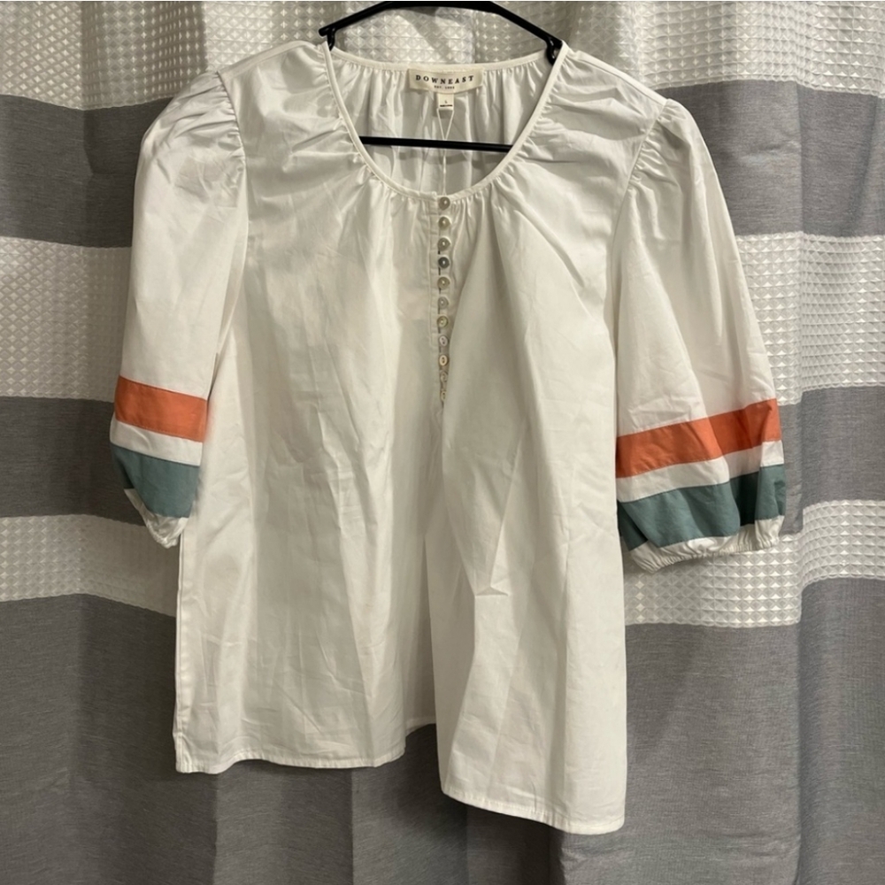 🆕️ DOWNEAST Peasant Blouse